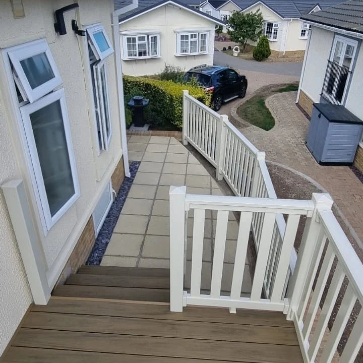 UPVC decking post sleeve basics range.