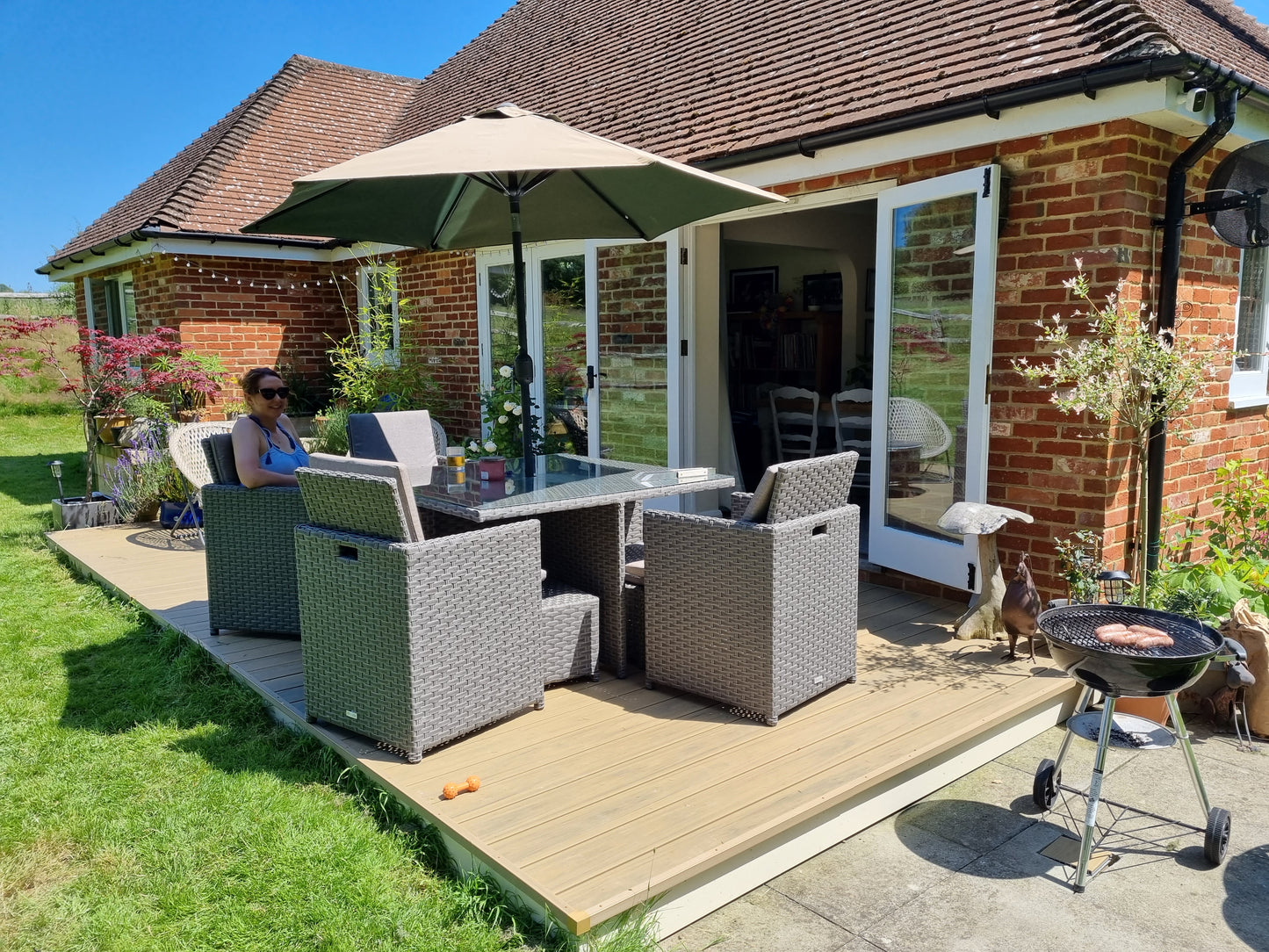 Pre fabricated decking platforms.