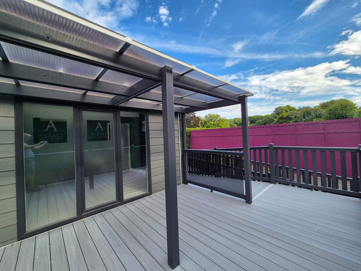 UPVC decking post sleeve premium range.