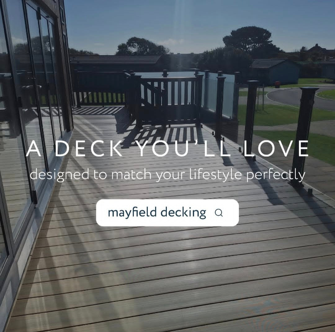 Mayfield decking board (PVC) 3.6 meter board length.